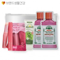 브생건582호 3종세트(카밀 핸드크림+멘소래담 아이스컬러 립밤+유시몰 가글)