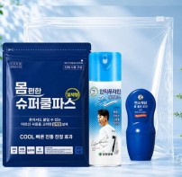 몸편한 구급키트 3종세트 34호(일체형 쿨파스+유한양행 손흥민 에어파스+멘소래담 롤온연고)