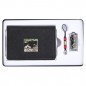 채색송학자개소가죽명함지갑+채색송학자개USB(8GB~64GB)