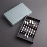허니 실버 롱티스푼 콤비 6P