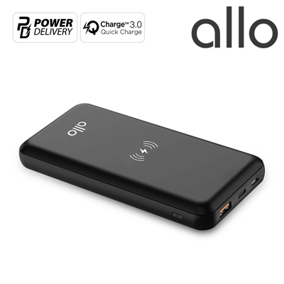 [알로] 1001WPD 고속 무선 스마트 보조배터리 [10000mAh]