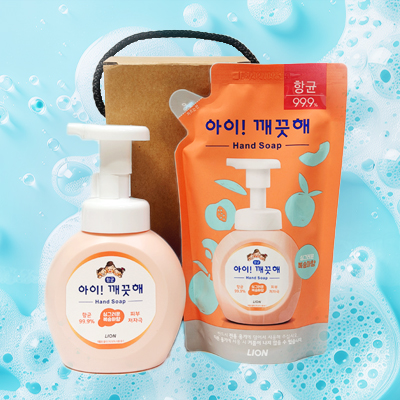 크라프트 아이깨끗해+리필세트 2종  복숭아향